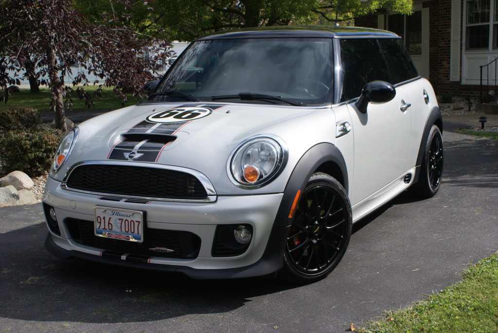 Our 2013 John Cooper Works, known as "Sexy 66", was originally ordered from Oxford and detailed by the Indianapolis 500 Speedway. She was displayed at the Speedway to celebrate the 50th anniversary of the Cooper racing motors. The Riccardo seats add to the excellent ride provided by "Sexy 66". Look for us out touring!